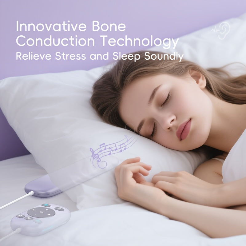 Bone Conduction Sleep Speaker – Under-Pillow Travel Edition