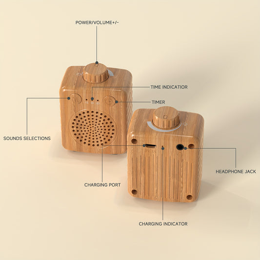 Portable White Noise Sleep Speaker – 20 Soothing Sounds